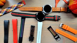 Best Straps/Bands for the Samsung Galaxy Watch4/Watch4 Classic! Compatible  with Watch 5/5 Pro too! - YouTube