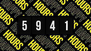 Countdown | Kinetic Cube Clock 1 Hour | After Effects project | Videohive template