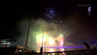 Amazing Firework 2014 & Countdown in Singapore 2014 HD