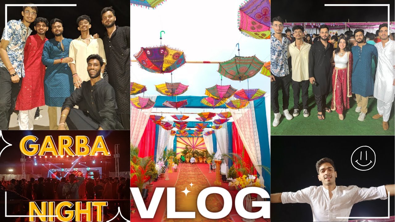 NAVRATRI 🕺🏻🤩 | VLOG | VIT BHOPAL - YouTube