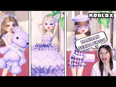 Challenge Serba Ungu Di Dress To Impress ?!! [Roblox Indonesia]
