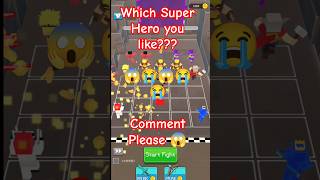 “Herocraftman But Every Kill = EVOLUTION 🔥💀”#games #mergefellas #superheroes #superman #mergepuzzle