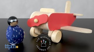 Mio Airplane + Pilot from The Manhattan Toy Company