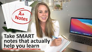 How to take smart notes in college (that actually help you learn!)