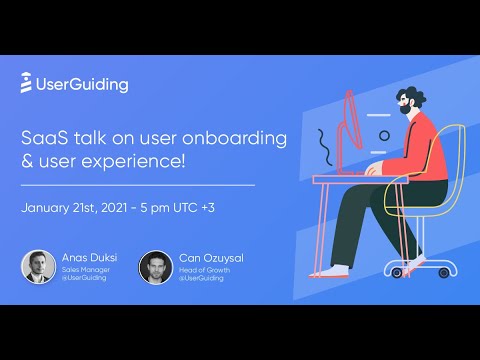 SaaS Talk on user onboarding & user experience UG webinar