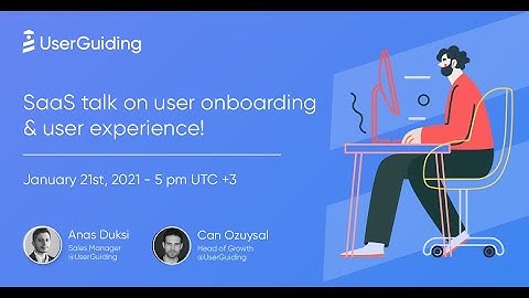 SaaS Talk on user onboarding & user experience UG webinar