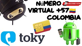 Número virtual +57🇨🇴 Colombia, para WhatsApp gratis 2021#toky#whatsapp. screenshot 3