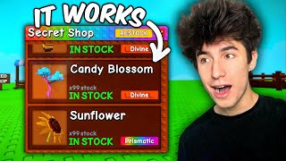 I TESTED The CRAZIEST GROW A GARDEN Myths... *FREE CANDY BLOSSOM And QUEEN BEE*