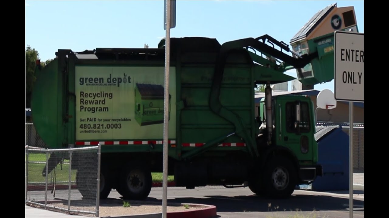 EZ Pack Hercules FEL Garbage Truck