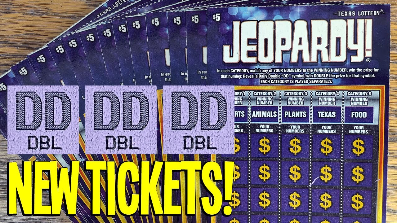 JEOPARDY! We got the DAILY DOUBLE! **25X NEW TICKETS** 🔴 TEXAS LOTTERY