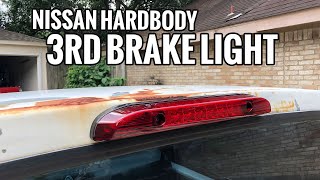 Nissan Hardbody LED 3rd Brake Light F1 Style Install | Flake Garage