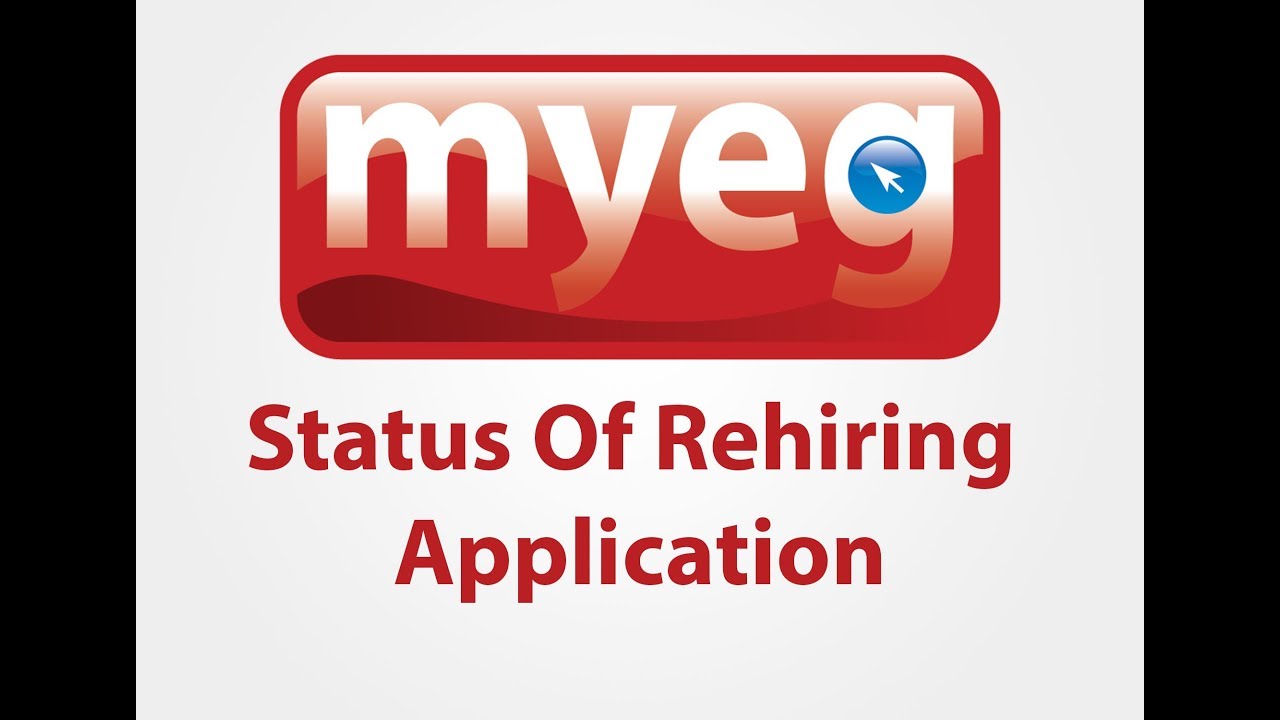 How To Check The Status Of Rehiring Application English Youtube