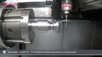 Workpiece and tool measurement in turning centre | Werkstück- und Werkzeugvermessung im Drehzentrum