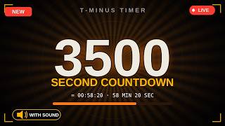 3500 seconds timer