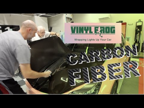 Carbon Fiber Hood from Vinyl Frog - Looks Real 