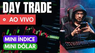 DAY TRADE AO VIVO EM MINI ÍNDICE MINI DÓLAR COM RICK TRADER