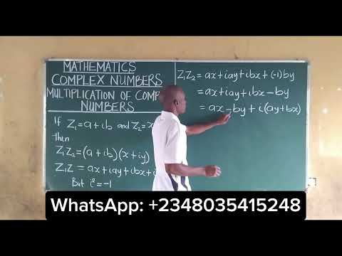 multiplication of complex numbers definition with example
