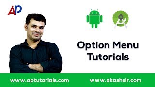 Option Menu Tutorials in Android | Android Tutorials