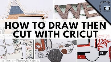 How To Draw Then Cut with Cricut