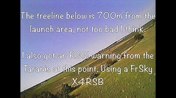 Martian II FPV Freestyle - 700 Meters on 200mw Range Test