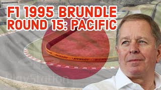 F1 1995 with Martin Brundle Round 15 Pacific Grand Prix