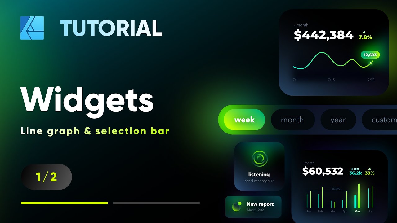 Tutorial ui. Виджеты дизайн. ui tutorial.