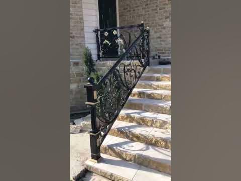 перила из холодной ковки своими руками, перила - YouTube