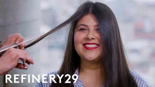 I Chopped Off 12 Inches Of Hair To Look Like Kendall Jenner | Hair Me Out | Refinery29