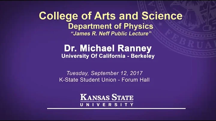 2017 Neff Public Lecture: Michael Ranney on Climat...
