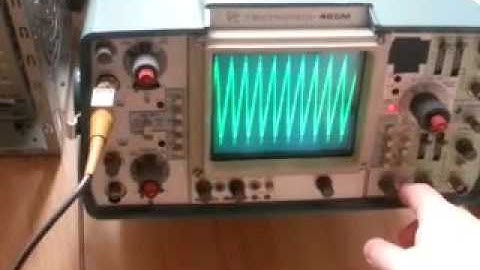 20mhz collpitz oscillator on scope
