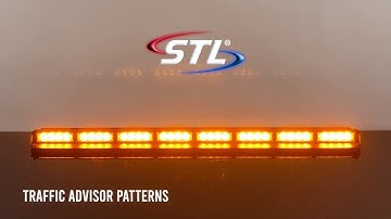 Striker-8® TIR LED Traffic Advisor Light Bar - Flash Patterns