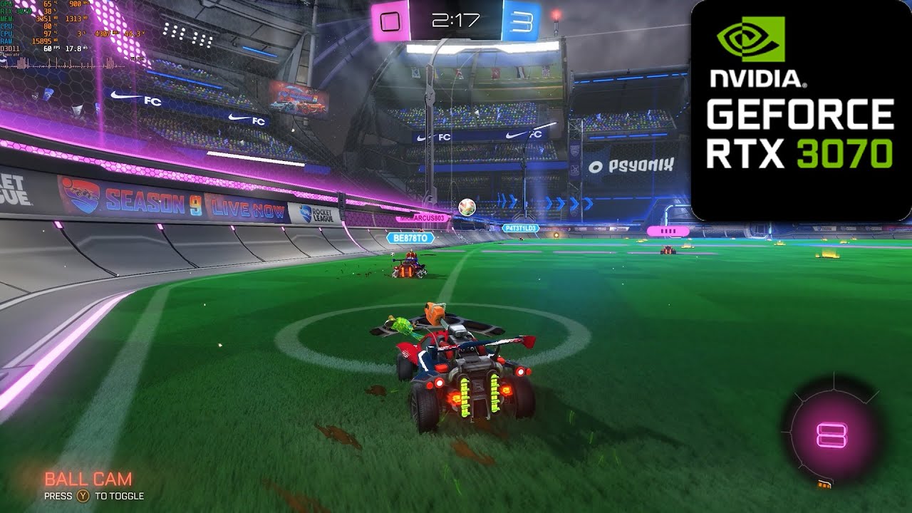 Rocket League [RTX 3070 8GB] [MAXED OUT] YouTube