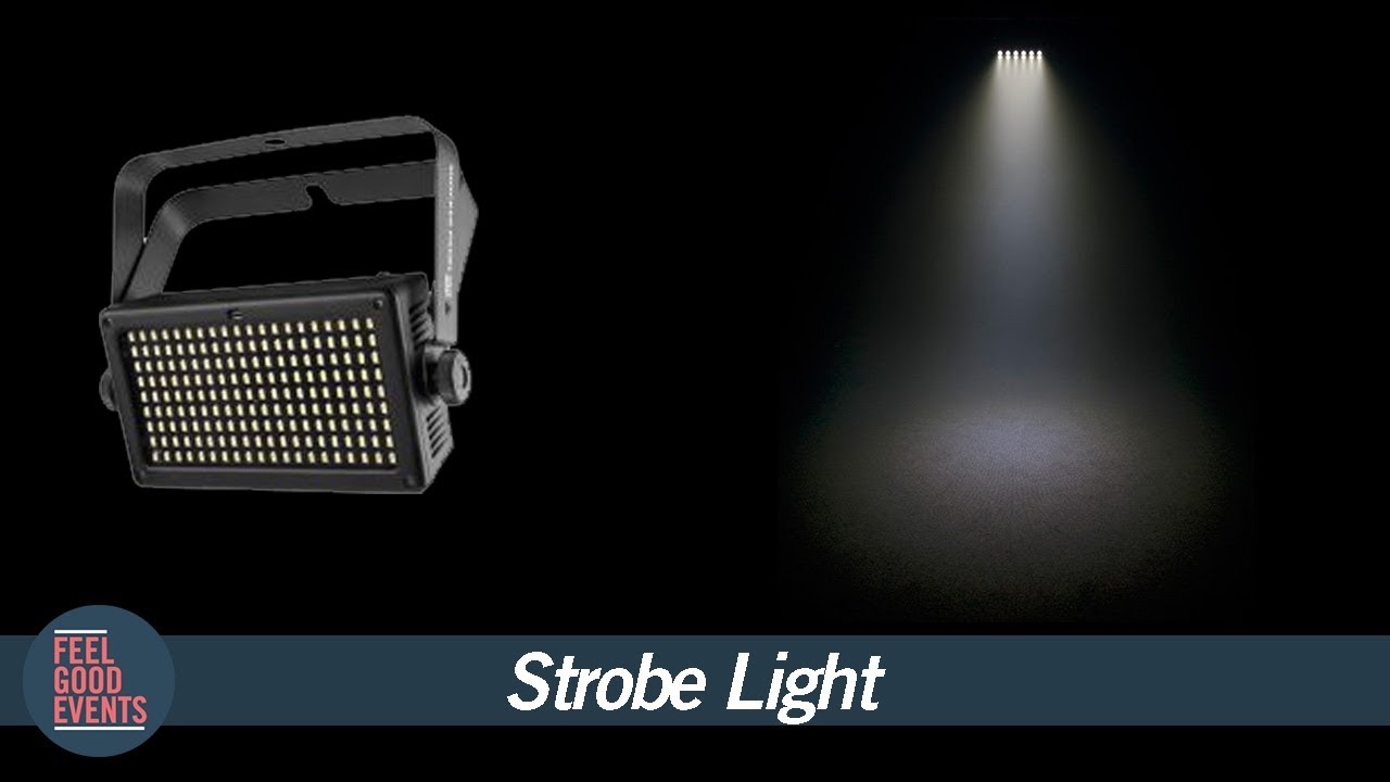 Feel Good Events Strobe Light YouTube