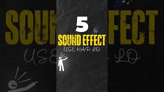 Best 5 Sound effect.. #capcut #videoediting #soundeffects