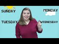 Days of the week  storytime song