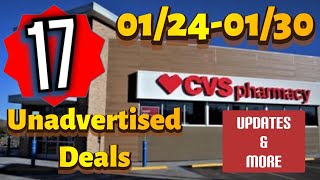 CVS 17 Unadvertised Deals 01/24-01/30|.59 Lotion|.94 Toothpaste & More #beautifulqueen