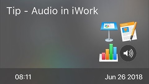 SCOM0746 - Tip - Audio in iWork