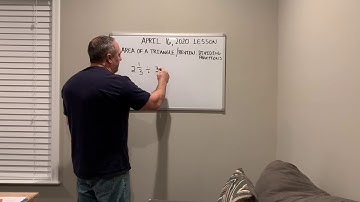 Area of a triangle/dividing fractions