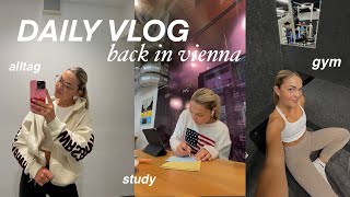 VLOG: back into a routine, lernen, event, alltag in Wien|| Sabrina