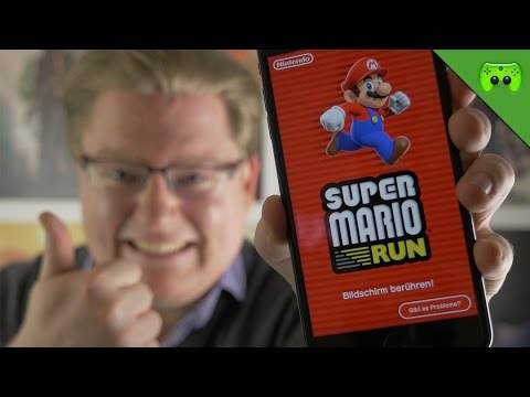 MARIO AUF DEM HANDY Super Mario Run - 동영상
