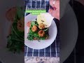 Arugula avocado and shrimp sandwich