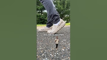 Walking 10,000 Steps in Salehe Bembury Crocs 🐊