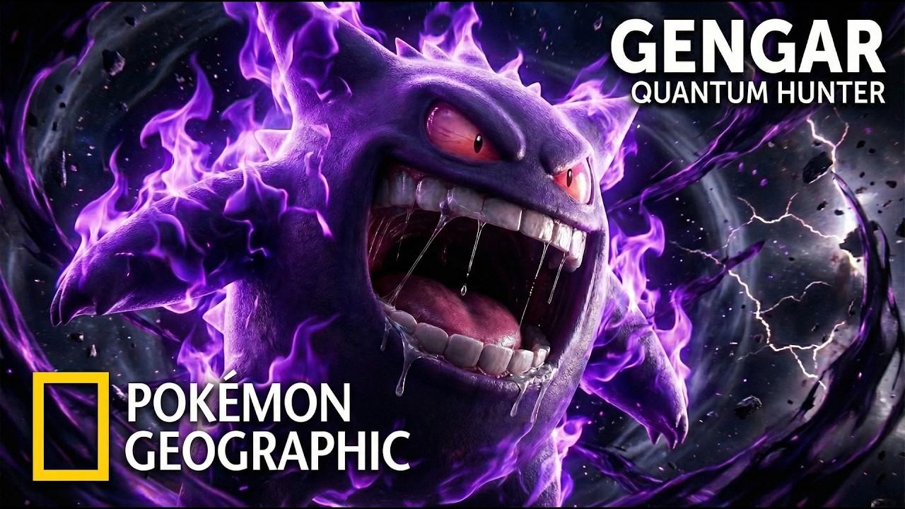 NatGeo: Gengar | The Quantum Hunter – biology of a Ghost (Pokémon Documentary)