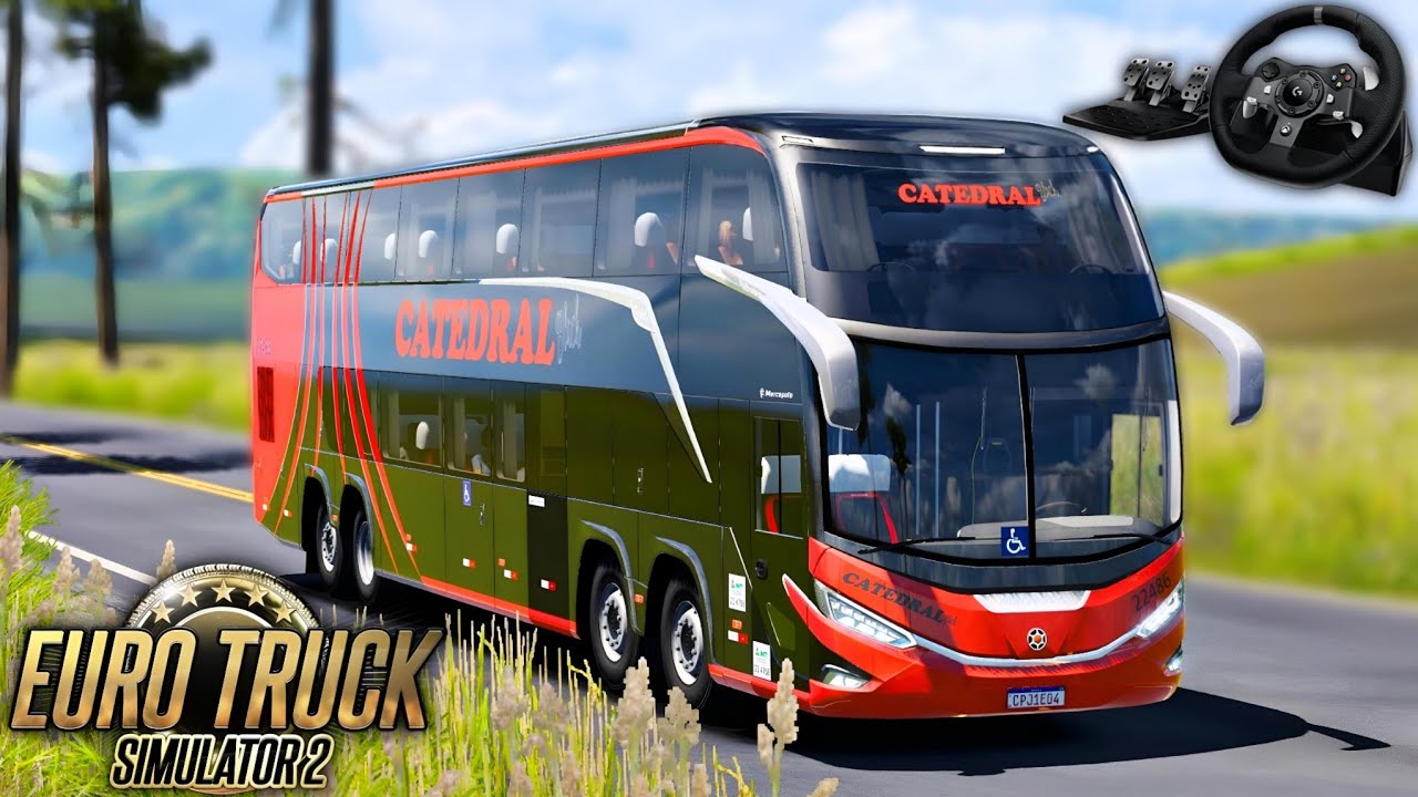 TRABALHANDO COMO MOTORISTA DE ONIBUS DA VIAÇÃO CATEDRAL! - EURO TRUCK SIMULATOR 2