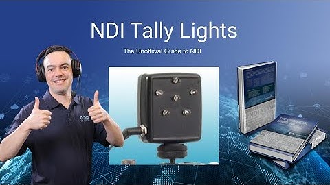 Unofficial Guide to NDI Course - Video #14 - Using NDI Tally Lights
