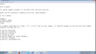 SDLC  Agile model class 3