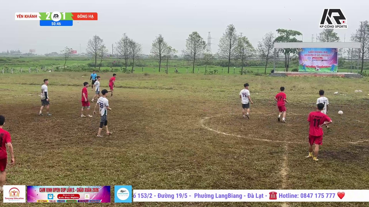 🔴 Trực tiếp: Yên Khánh  🆚 Đông Hạ || CẨM VỊNH OPEN CÚP LẦN 2