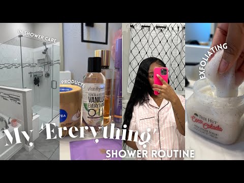 MY 'EVERYTHING' SHOWER ROUTINE | start to finish hygiene routine, exfoliating, dermaplanning & more