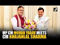 MP Chief Minister Mohan Yadav pays courtesy visit to Rajasthan CM Bhajanlal Sharma in Jaipur