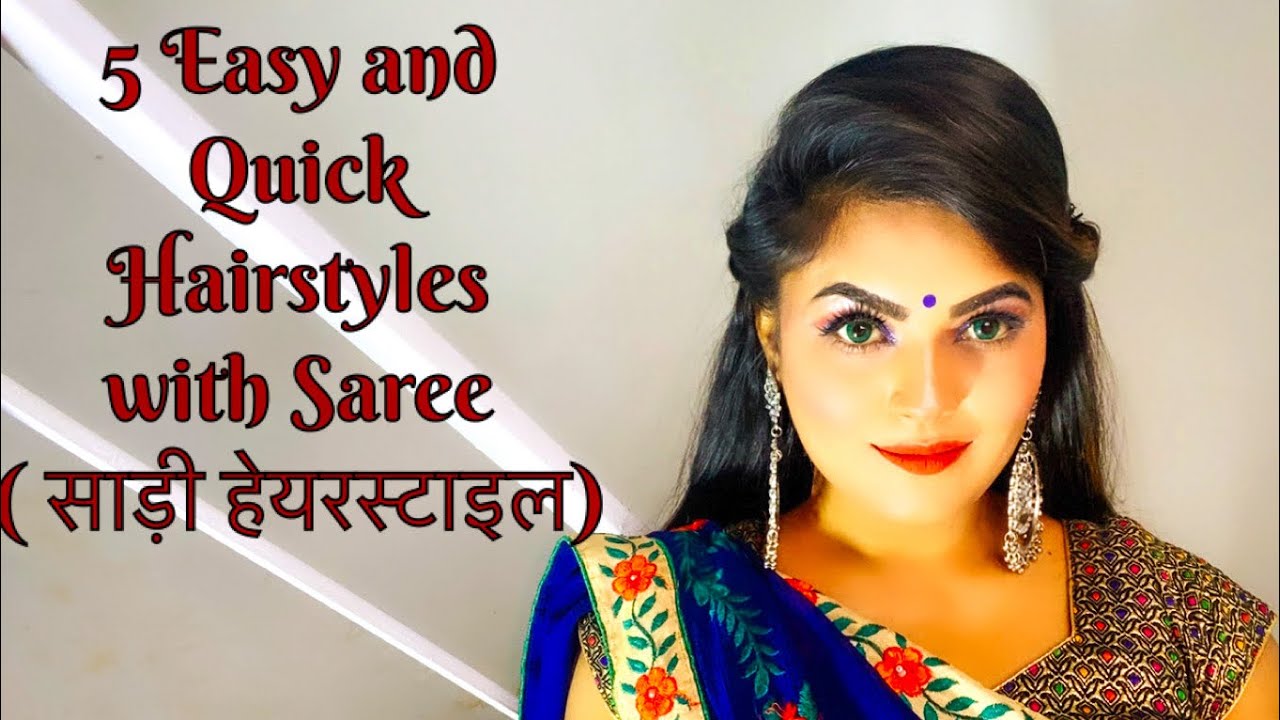 15 Best and Latest Hairstyles for Silk Saree with Images | Hair style on  saree, Loose hairstyles, Loose bun hairstyles